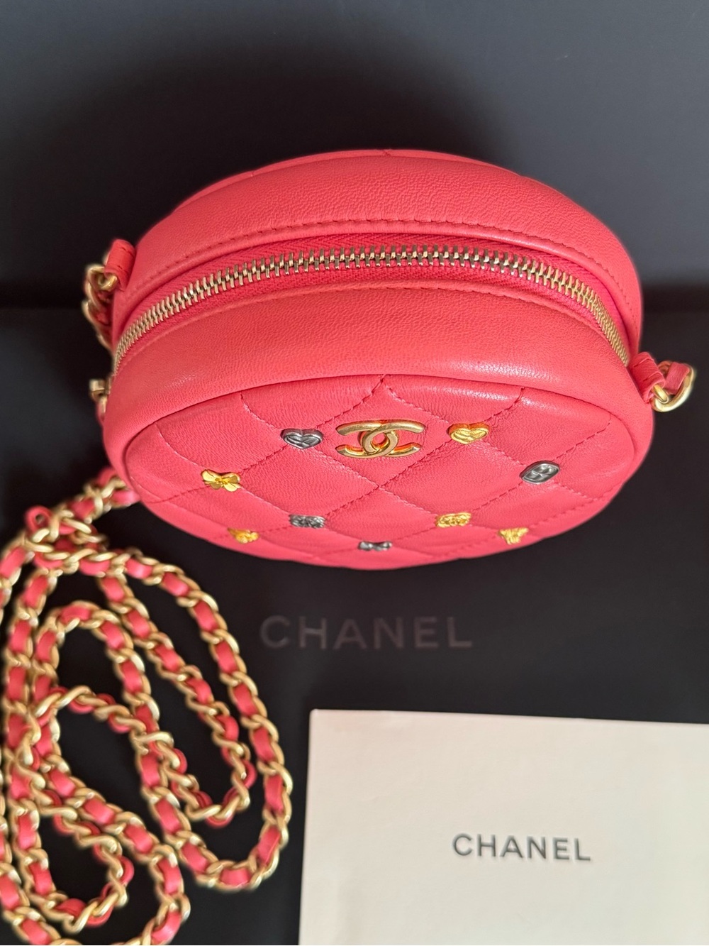 CHANEL Lucky Charms Lambskin Quilted Crossbody Bag - Picture 3 of 7